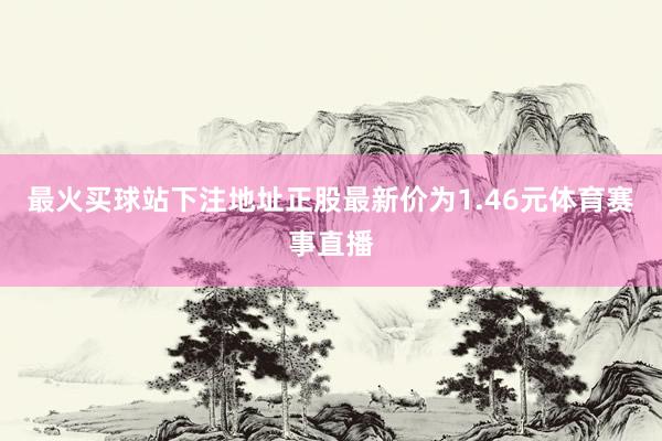 最火买球站下注地址正股最新价为1.46元体育赛事直播